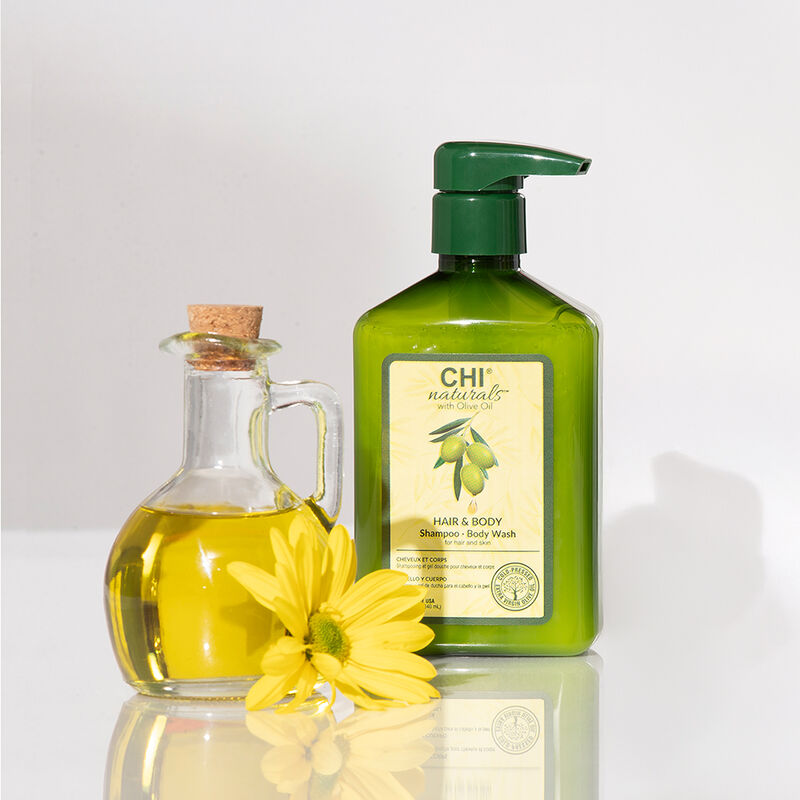 Naturals With Olive Oil Hair and Body Shampoo Body Wash - 11.5 Ounces, , large image number null